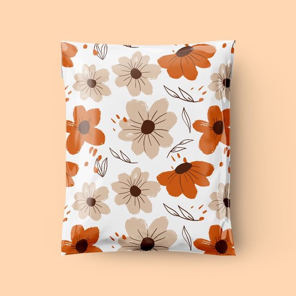 Graceful Mailers Other - 10x13 Rustic Bloom Fall Floral Poly Mailers: 25 Ct